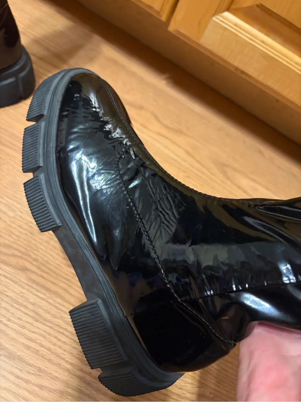 Zara platform boots
